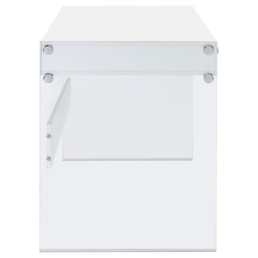 Dobrev White Writing Desk - MyWaynesHome #