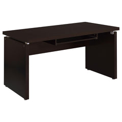 Skylar Brown L-shape Desk - MyWaynesHome #