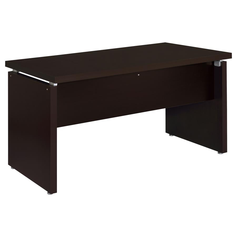 Skylar Brown L-shape Desk - MyWaynesHome #