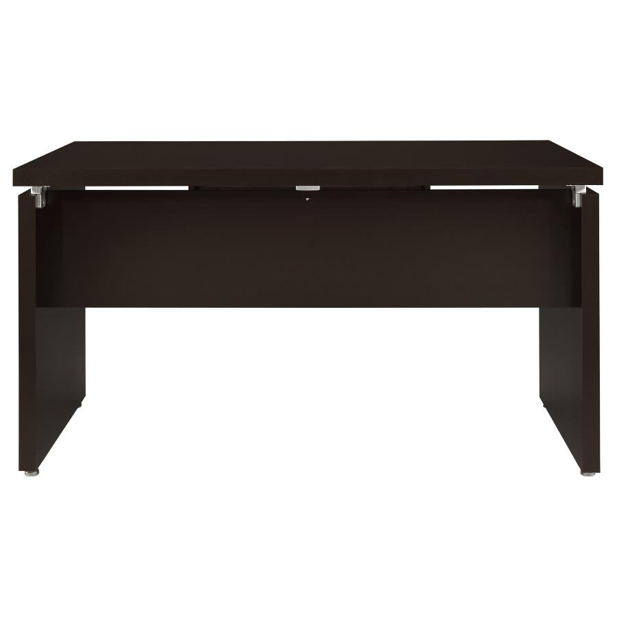 Skylar Brown L-shape Desk - MyWaynesHome #