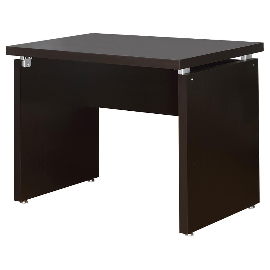 Skylar Brown L-shape Desk - MyWaynesHome #