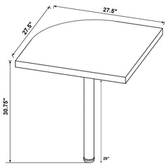 Skylar Brown Corner Table - MyWaynesHome #