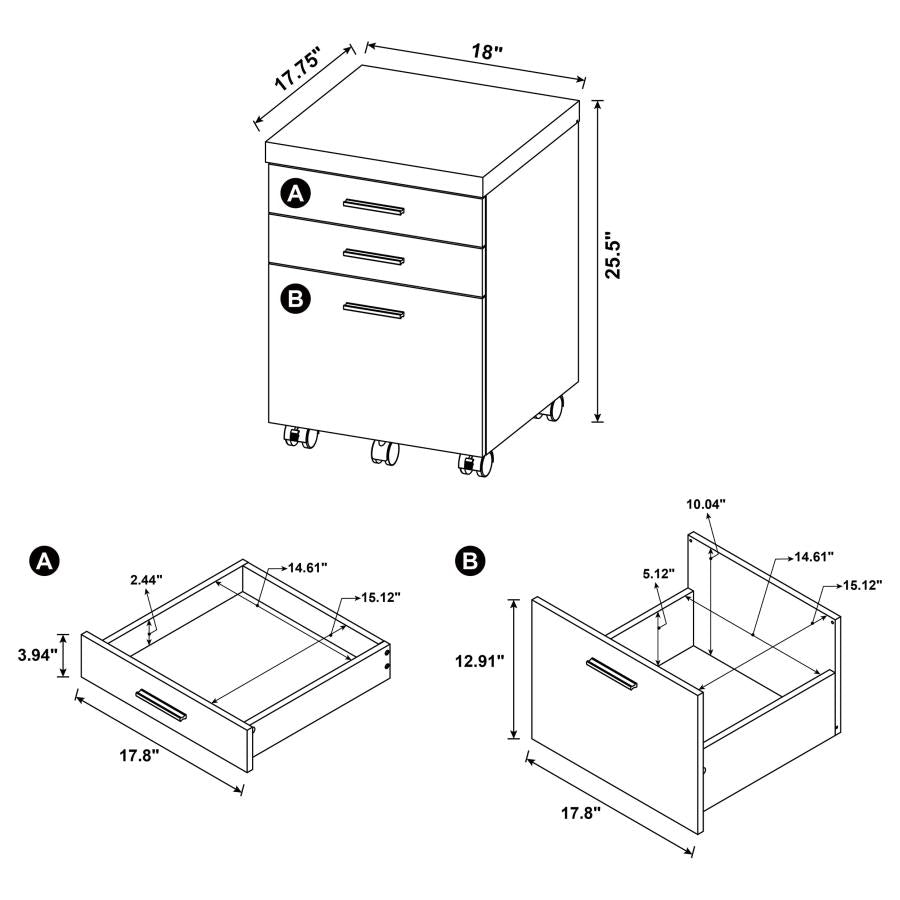 Skylar Brown File Cabinet - MyWaynesHome #