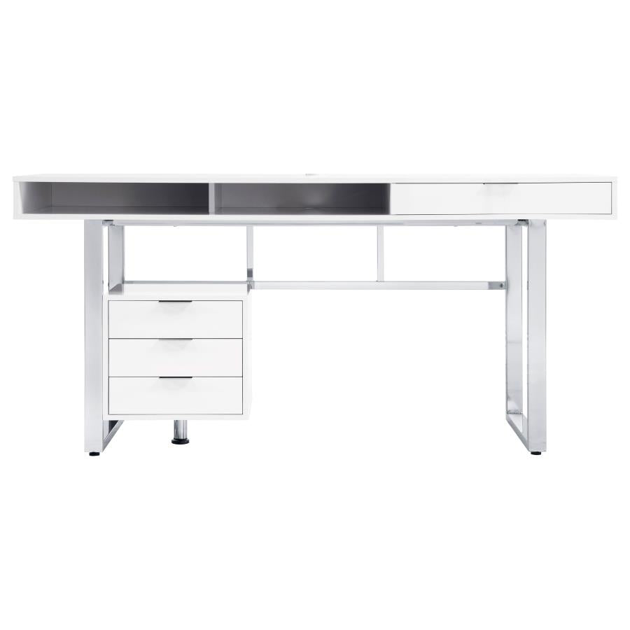 Whitman White Computer Desk - MyWaynesHome #