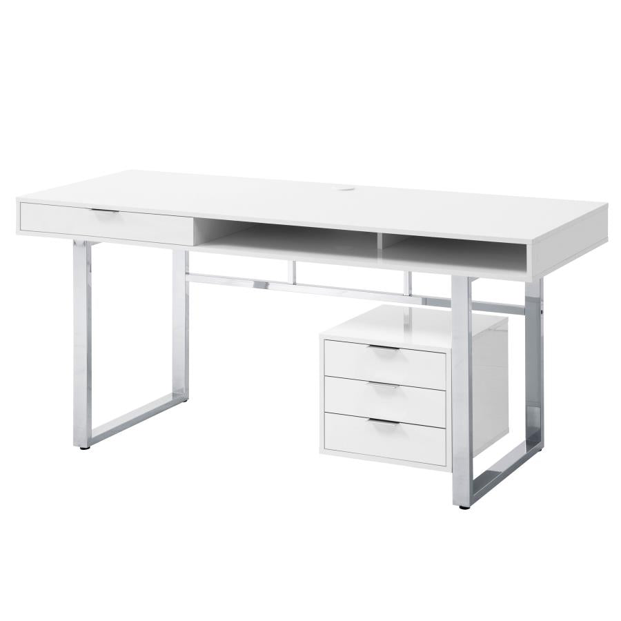 Whitman White Computer Desk - MyWaynesHome #