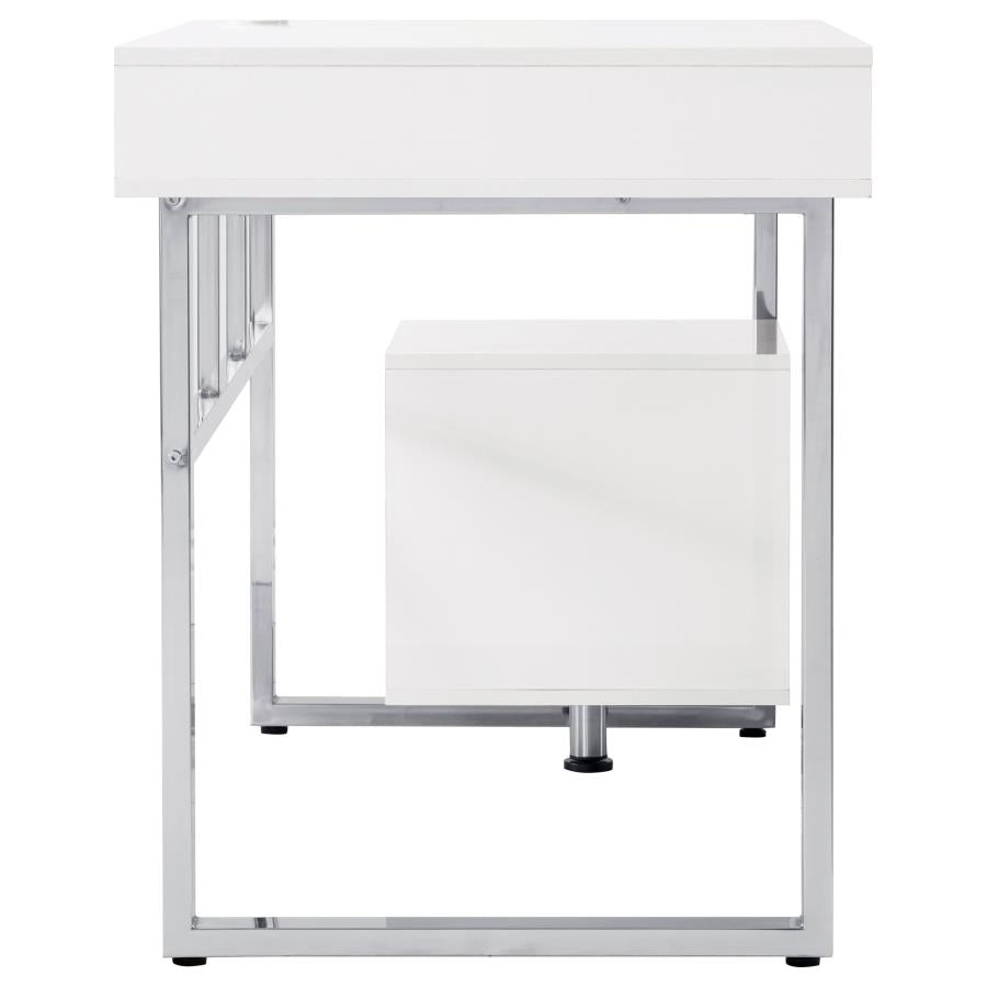 Whitman White Computer Desk - MyWaynesHome #