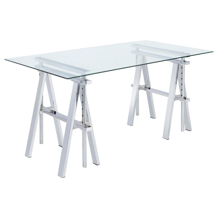 Statham Silver Adjustable Desk - MyWaynesHome #