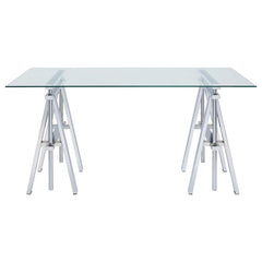 Statham Silver Adjustable Desk - MyWaynesHome #