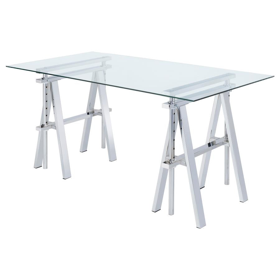 Statham Silver Adjustable Desk - MyWaynesHome #