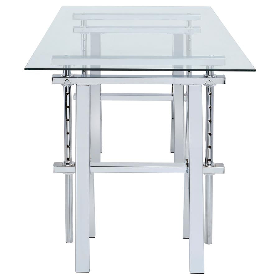 Statham Silver Adjustable Desk - MyWaynesHome #