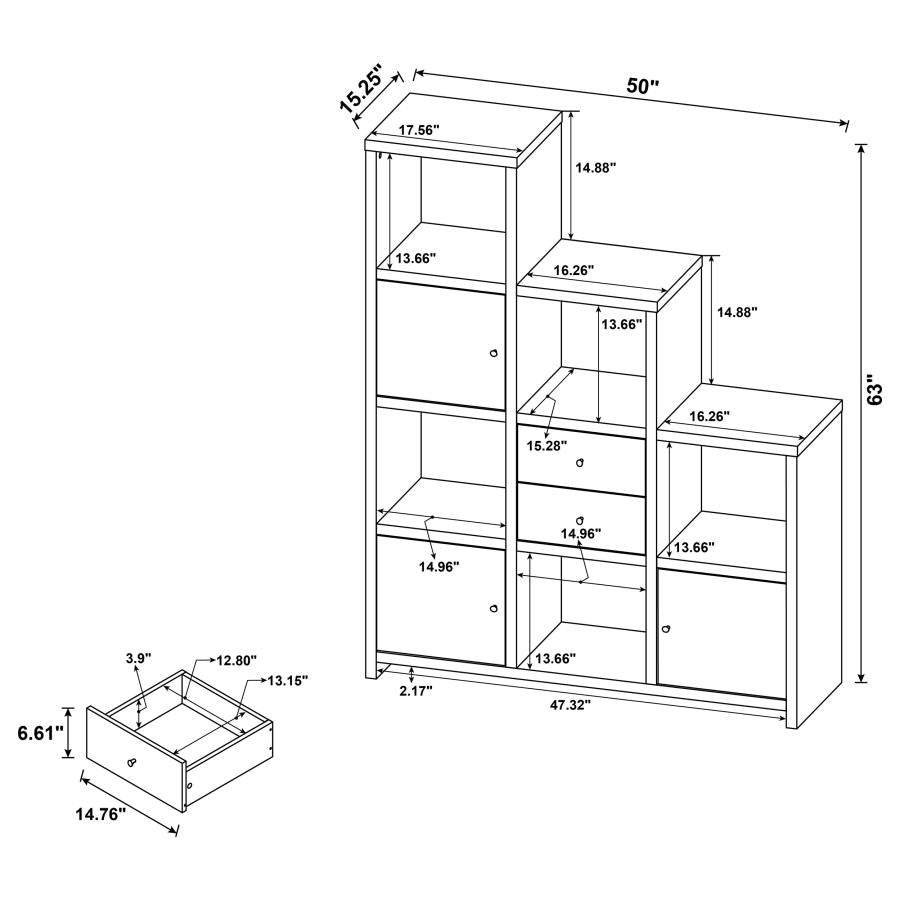 Spencer Brown Bookcase - MyWaynesHome #