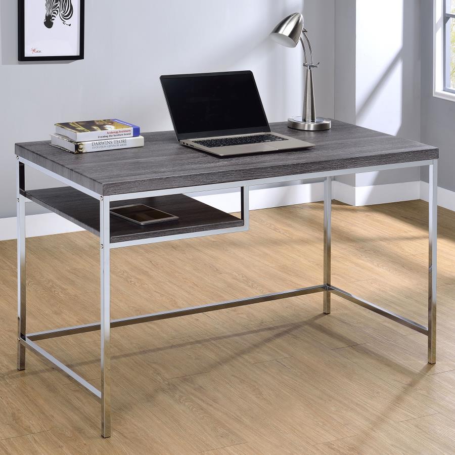 Kravitz Grey Writing Desk - MyWaynesHome #