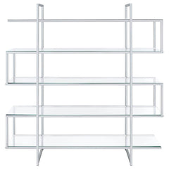 Elmer Silver Bookcase - MyWaynesHome #
