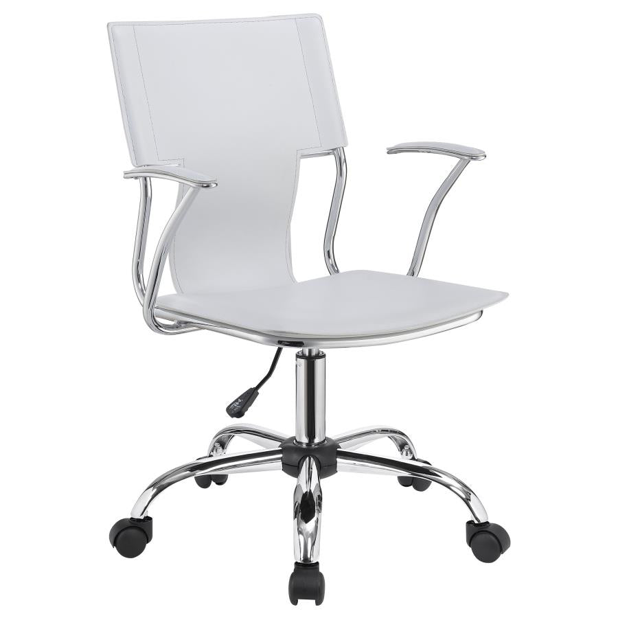 Himari White Office Chair - MyWaynesHome #