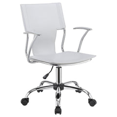 Himari White Office Chair - MyWaynesHome #