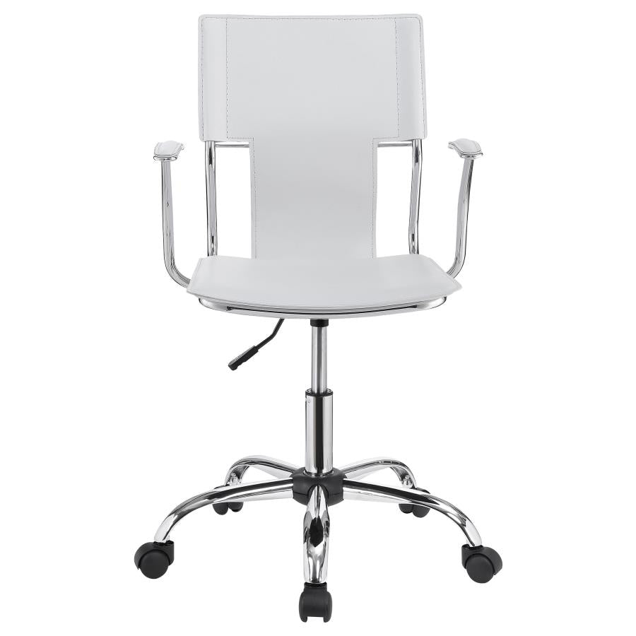Himari White Office Chair - MyWaynesHome #