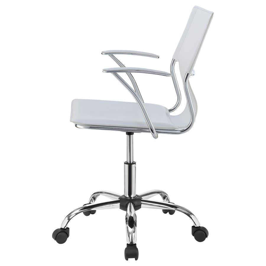 Himari White Office Chair - MyWaynesHome #