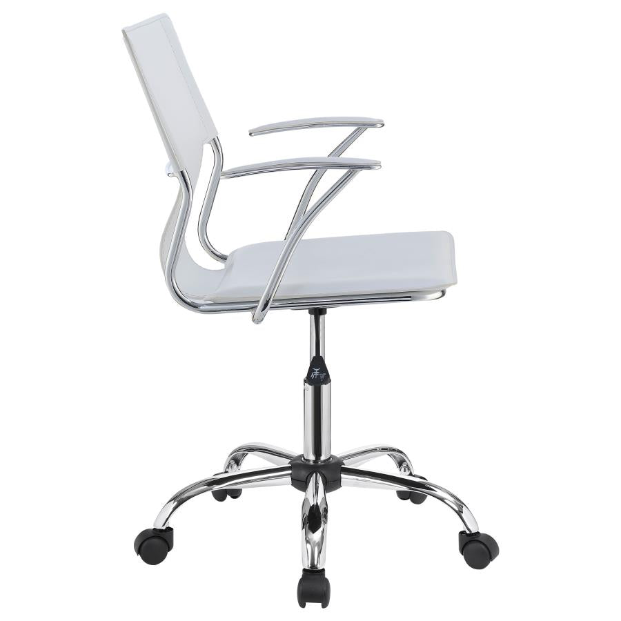 Himari White Office Chair - MyWaynesHome #