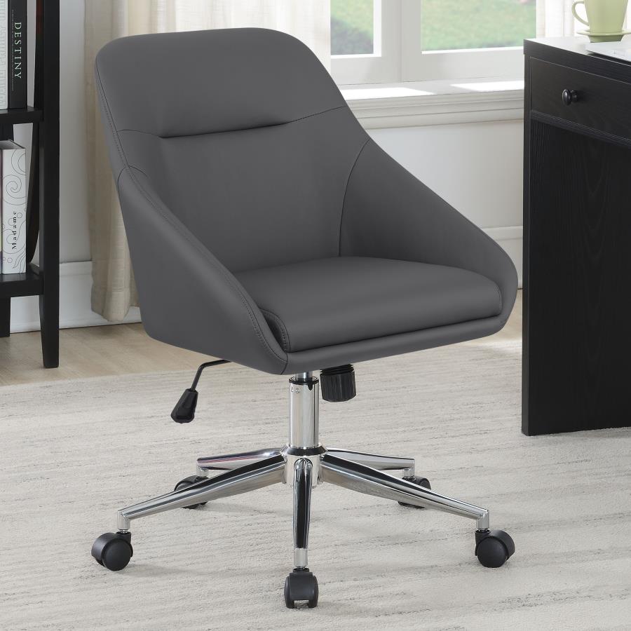 Jackman Grey Office Chair - MyWaynesHome #