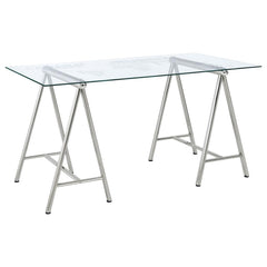 Patton Silver Writing Desk - MyWaynesHome #
