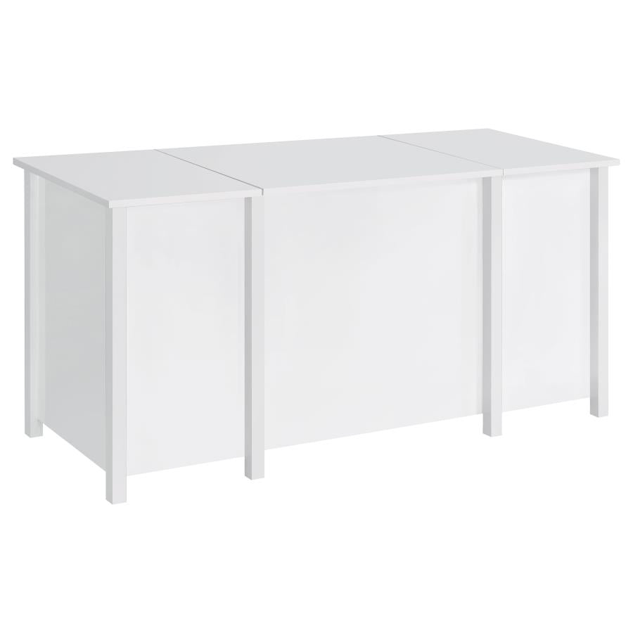 Dylan White Lift Top Computer Desk - MyWaynesHome #