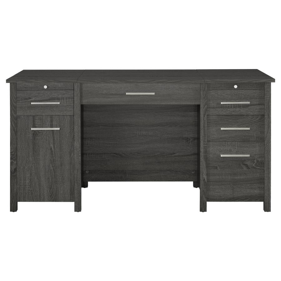 Dylan Grey Lift Top Computer Desk - MyWaynesHome #