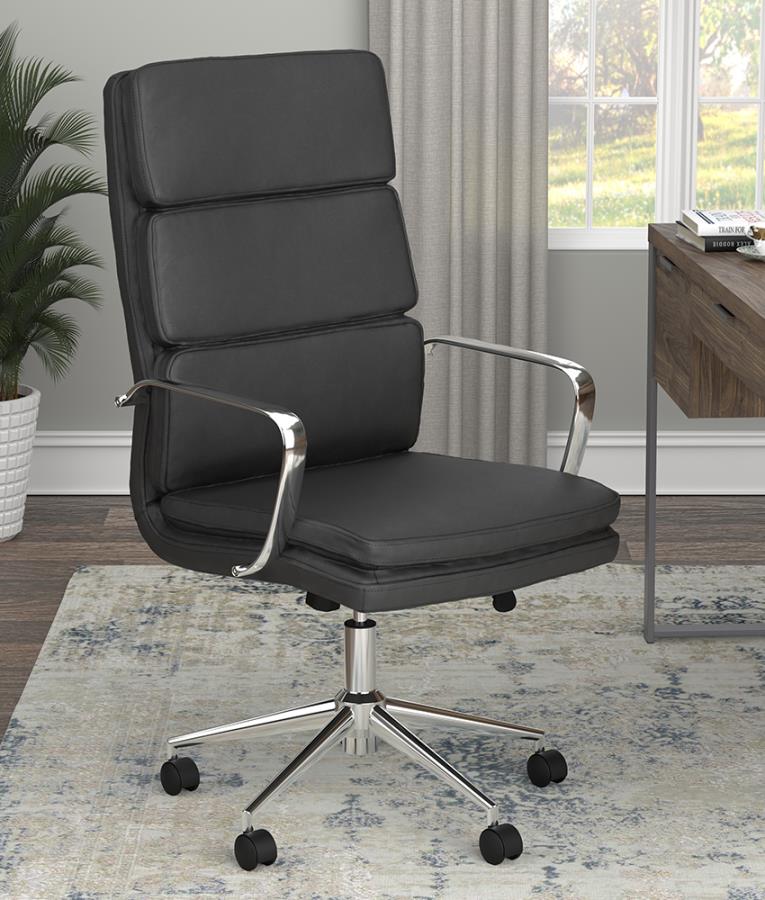 Ximena Black Office Chair - MyWaynesHome #