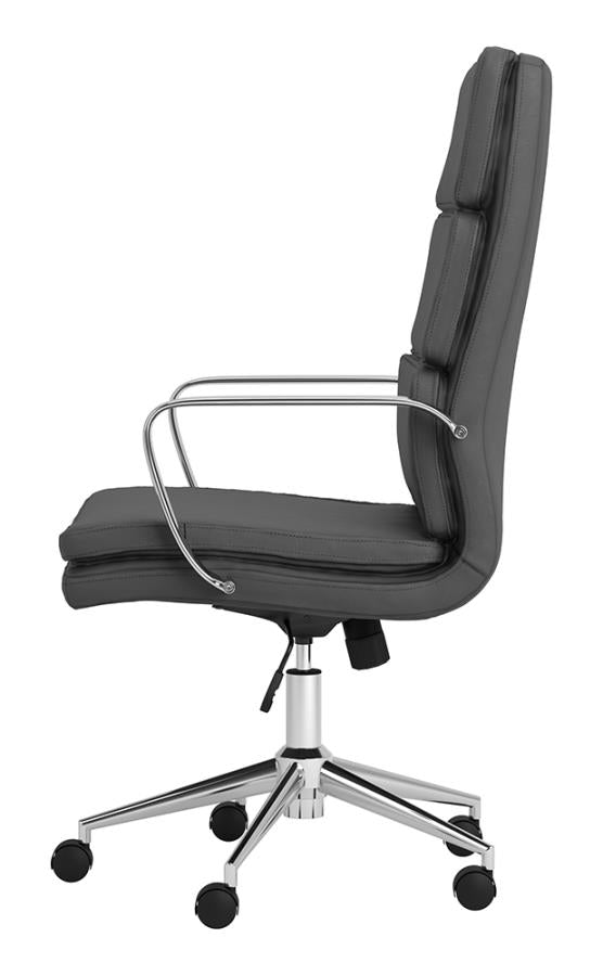 Ximena Grey Office Chair - MyWaynesHome #