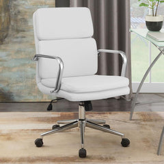 Ximena White Office Chair - MyWaynesHome #