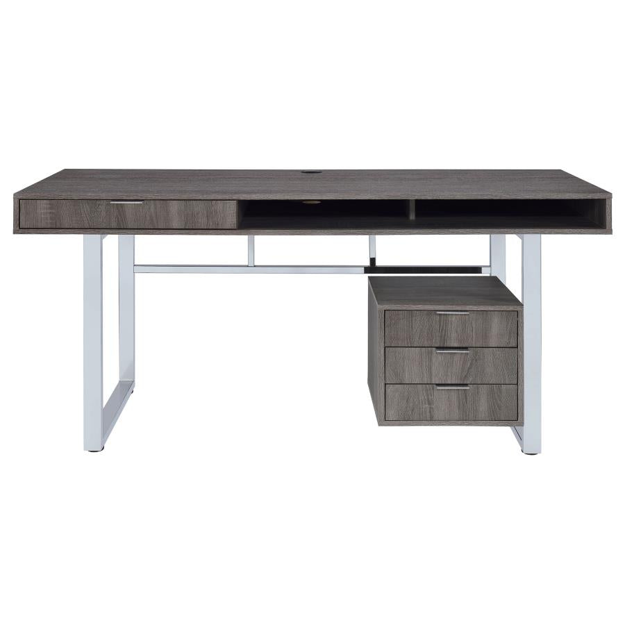 Whitman Grey Computer Desk - MyWaynesHome #