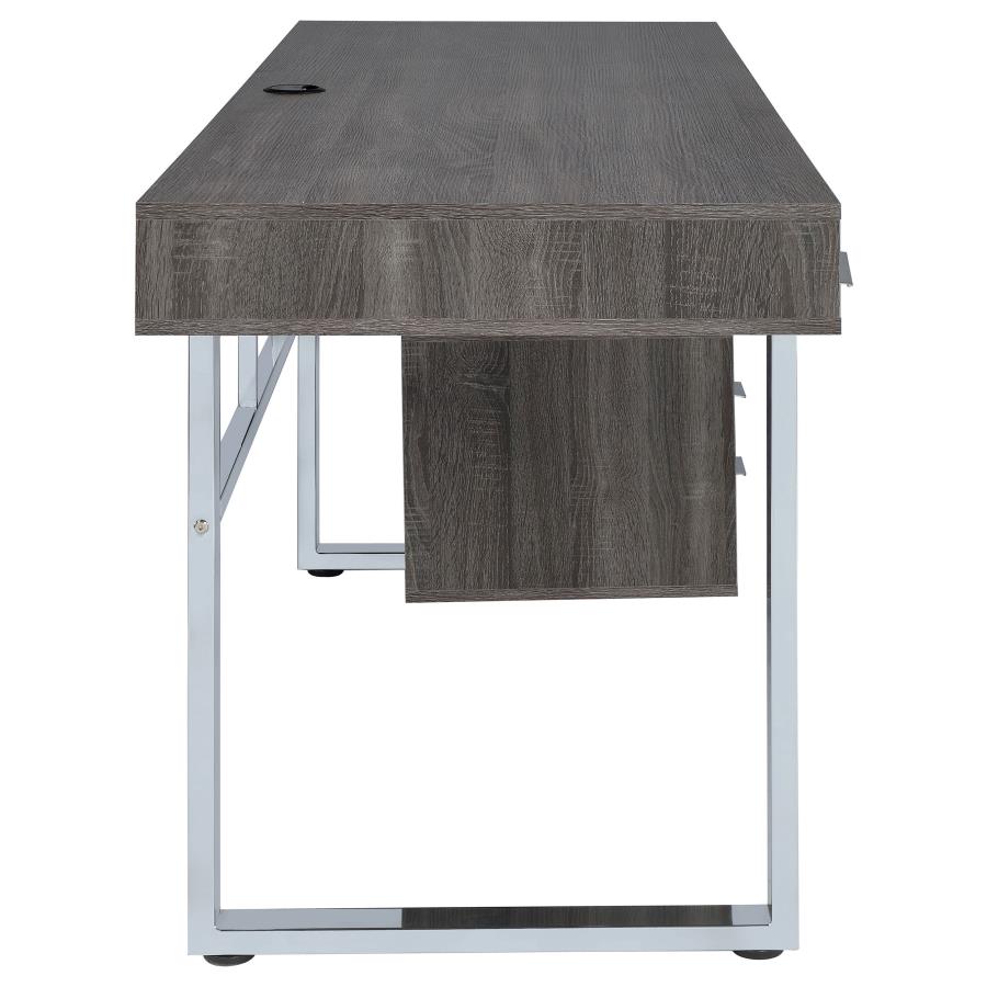 Whitman Grey Computer Desk - MyWaynesHome #