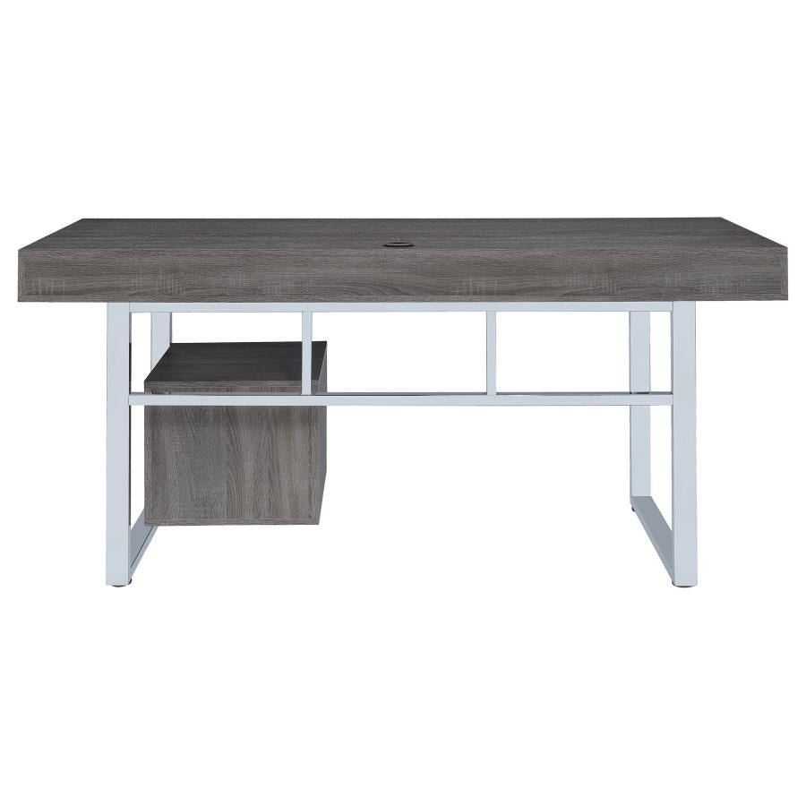 Whitman Grey Computer Desk - MyWaynesHome #