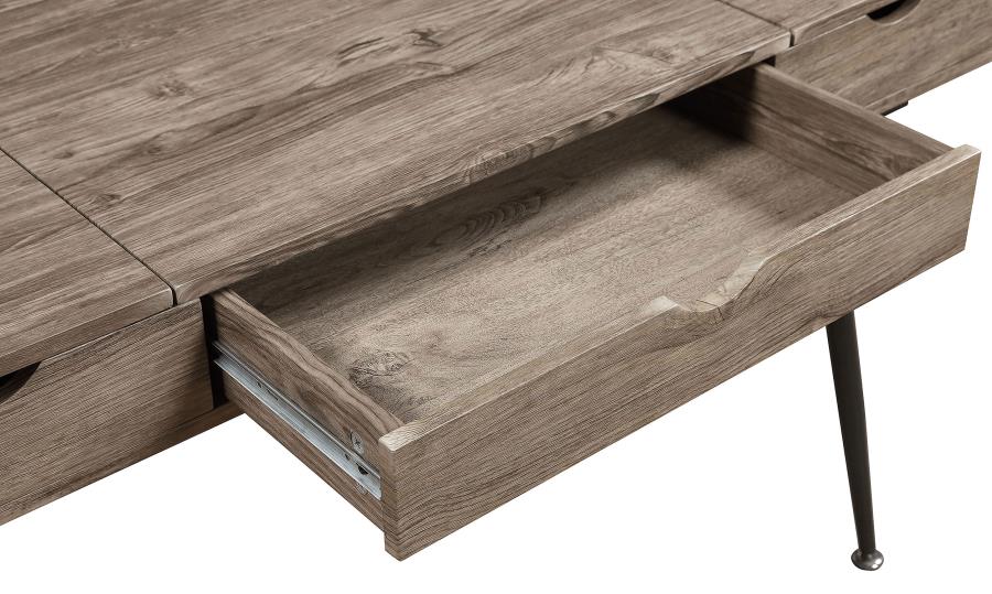 Rafael Brown Writing Desk - MyWaynesHome #