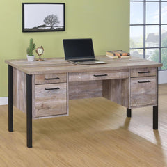 Samson Brown Computer Desk - MyWaynesHome #