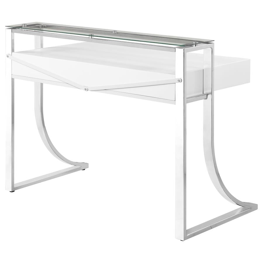 Gemma White Writing Desk - MyWaynesHome #