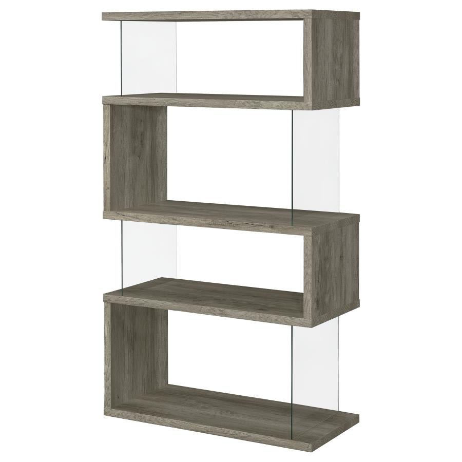 Emelle Grey Bookcase - MyWaynesHome #