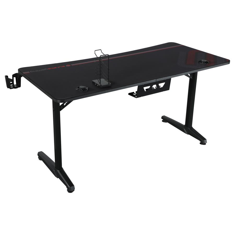 Tarnov Black Gaming Desk - MyWaynesHome #