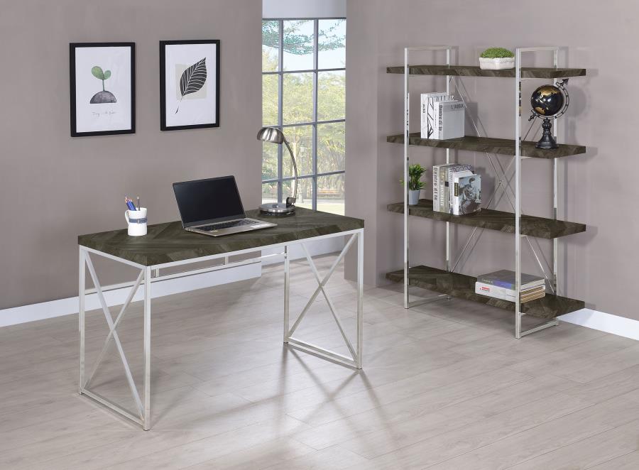 Grimma Grey Writing Desk - MyWaynesHome #