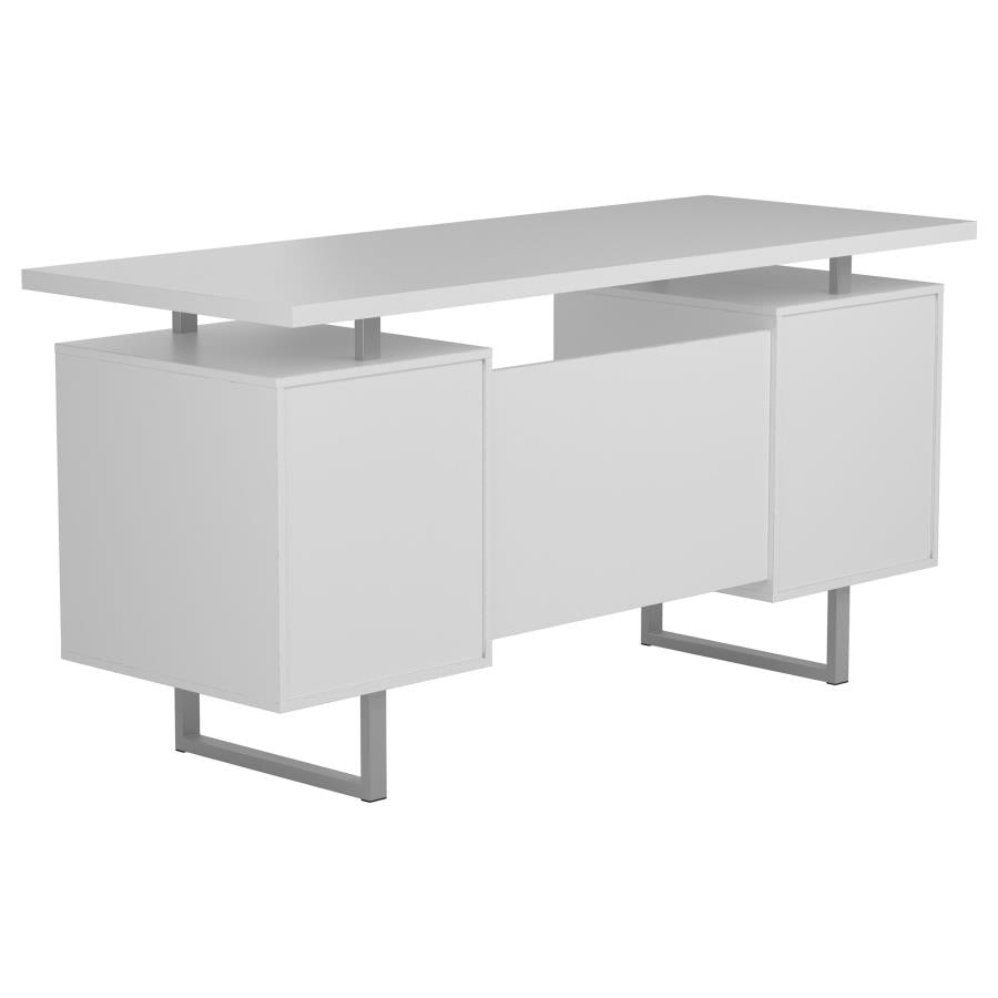Lawtey White Computer Desk - MyWaynesHome #