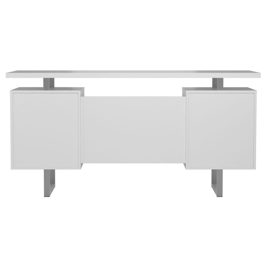 Lawtey White Computer Desk - MyWaynesHome #