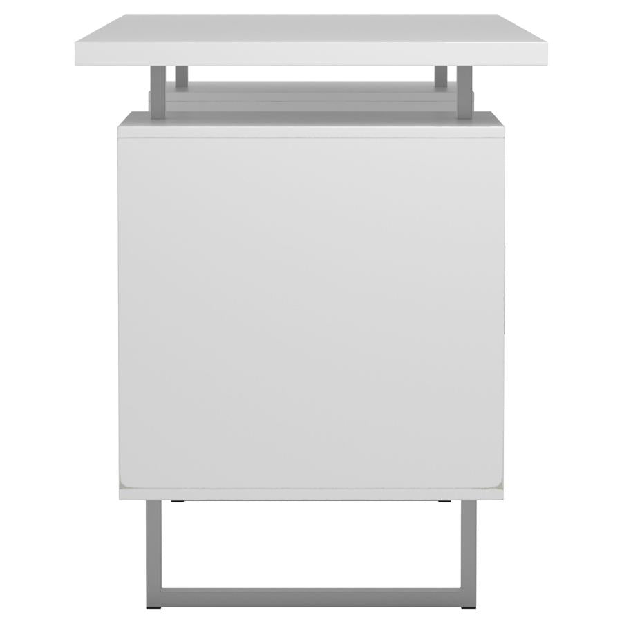 Lawtey White Computer Desk - MyWaynesHome #