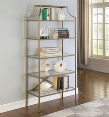 Serena Gold Bookcase - MyWaynesHome #