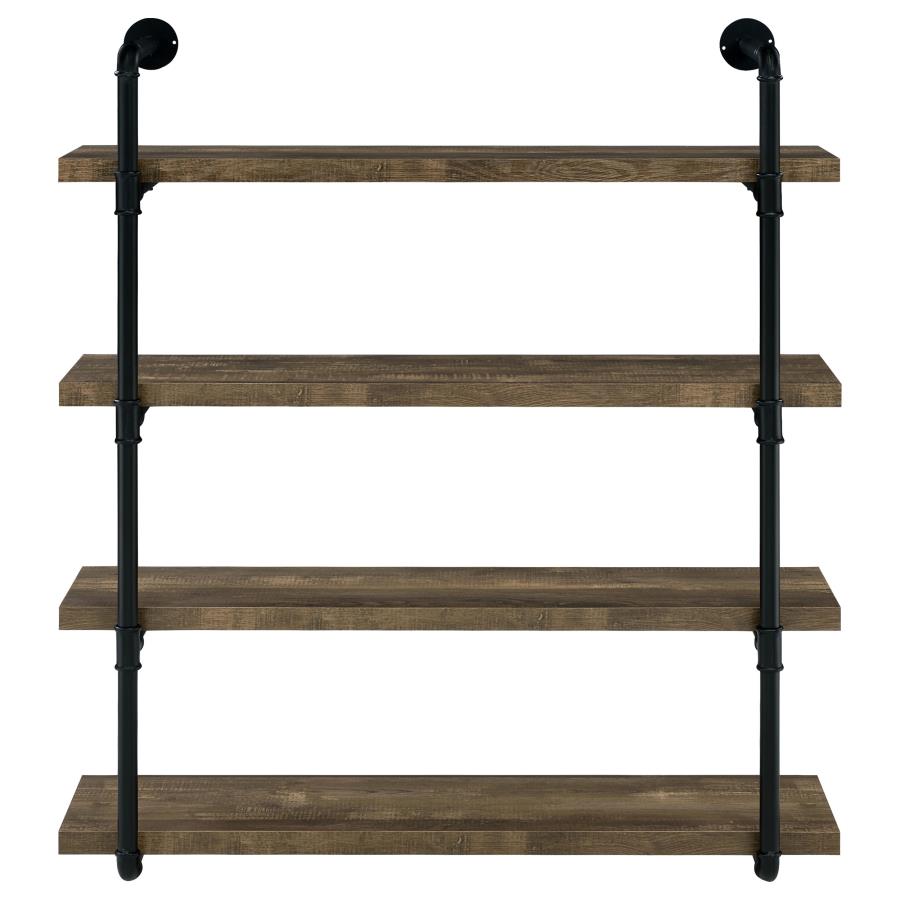 Elmcrest Brown 40"w Wall Shelf - MyWaynesHome #