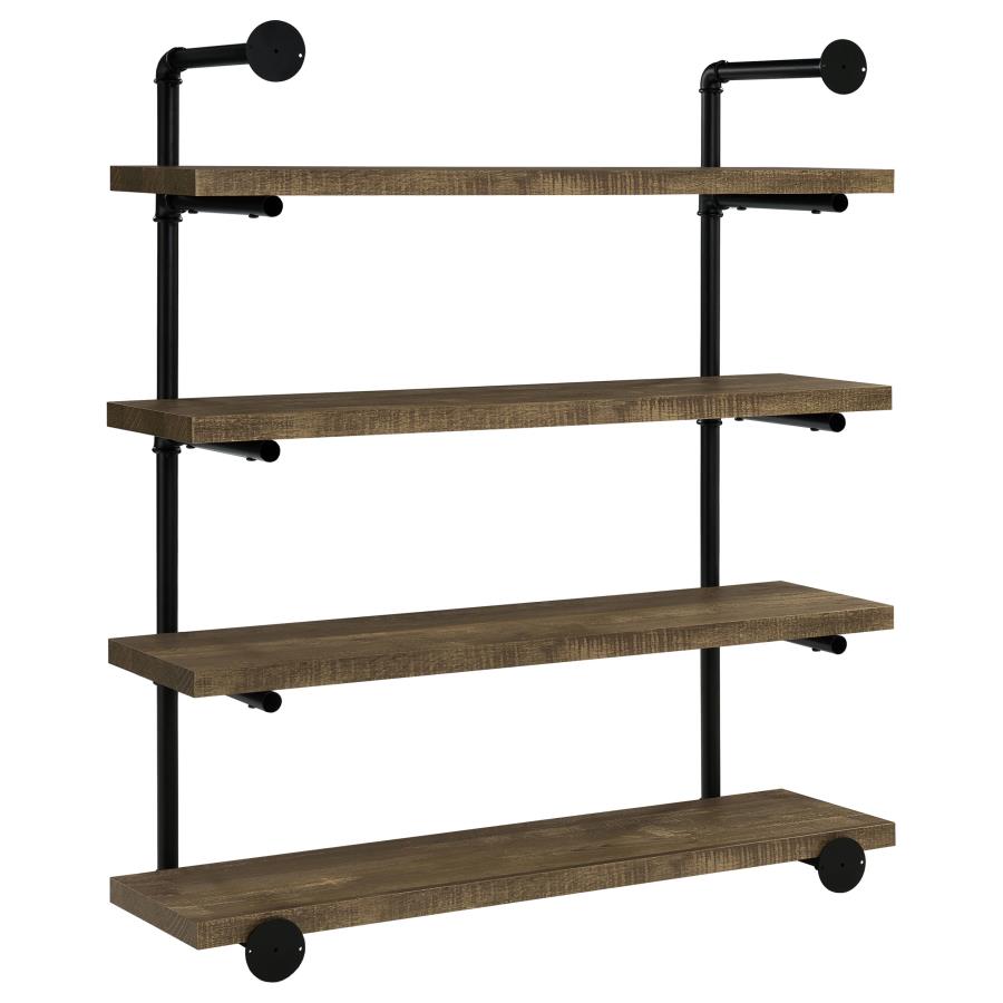 Elmcrest Brown 40"w Wall Shelf - MyWaynesHome #