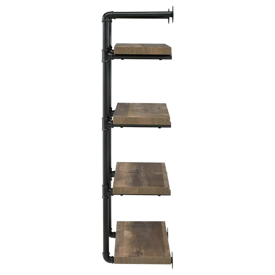 Elmcrest Brown 24"w Wall Shelf - MyWaynesHome #