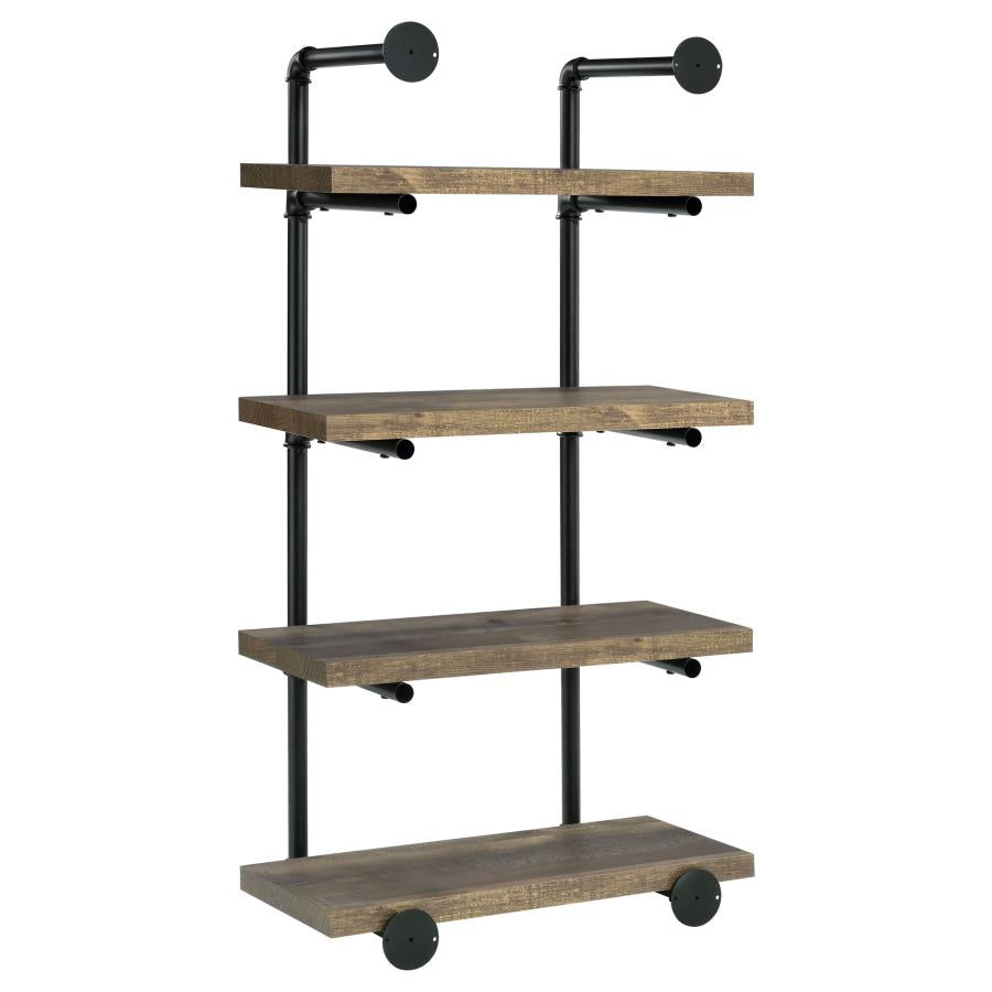 Elmcrest Brown 24"w Wall Shelf - MyWaynesHome #