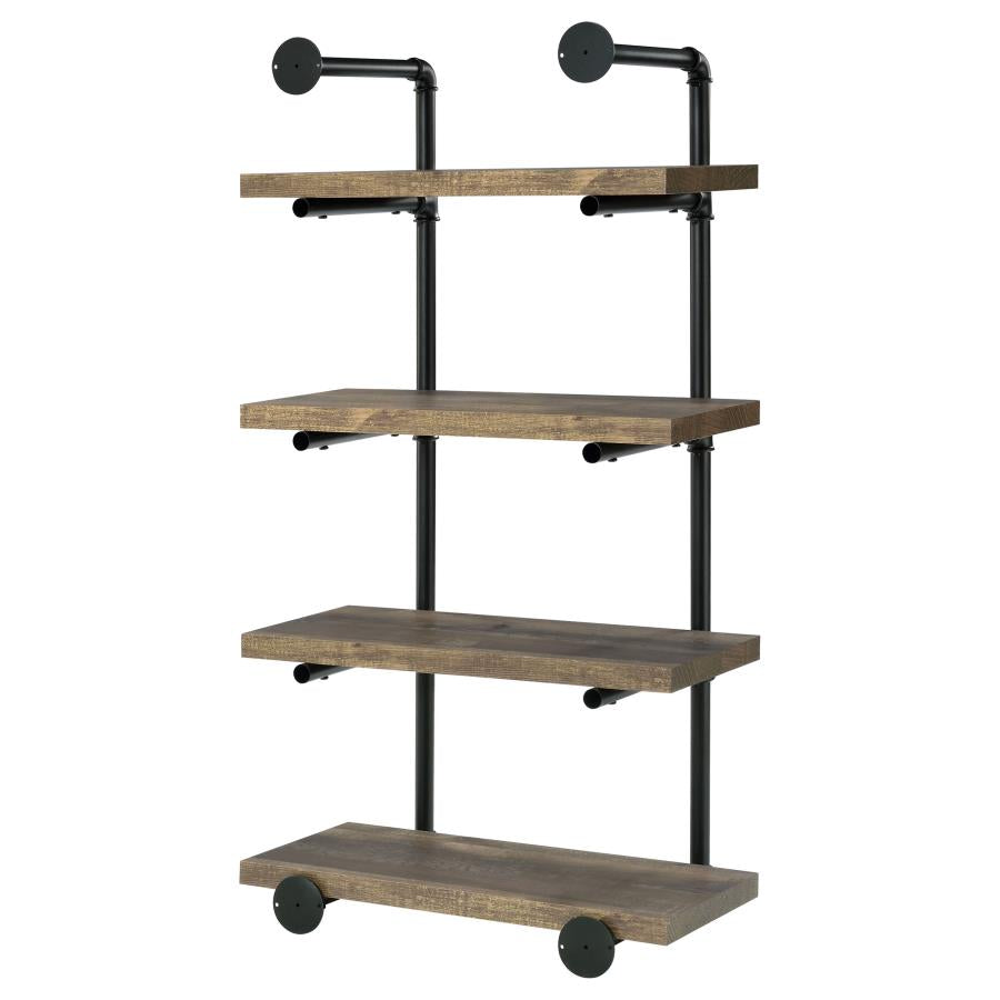 Elmcrest Brown 24"w Wall Shelf - MyWaynesHome #