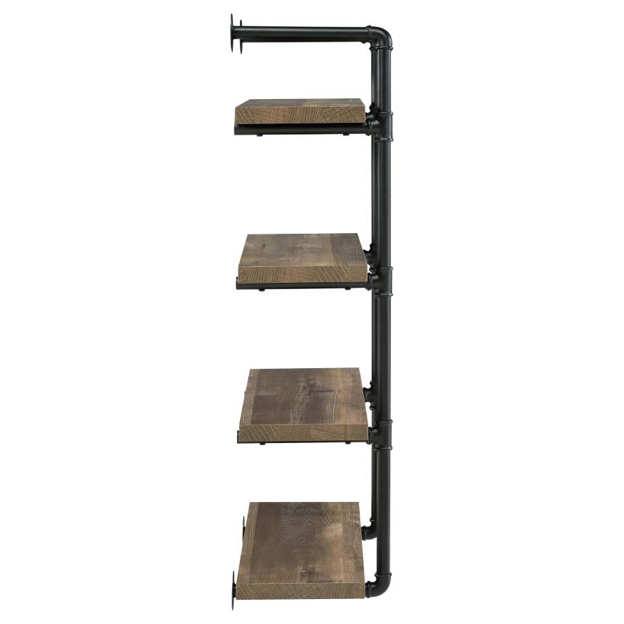 Elmcrest Brown 24"w Wall Shelf - MyWaynesHome #