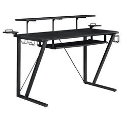Wedalia Black Gaming Desk - MyWaynesHome #