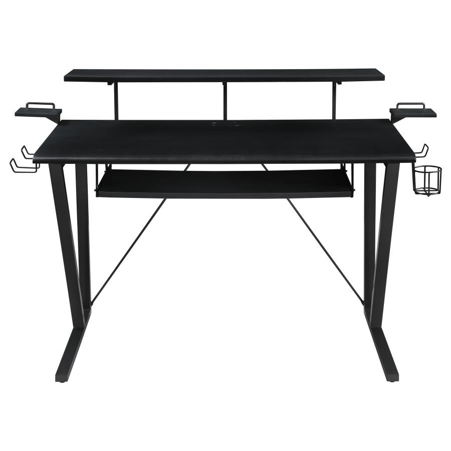 Wedalia Black Gaming Desk - MyWaynesHome #